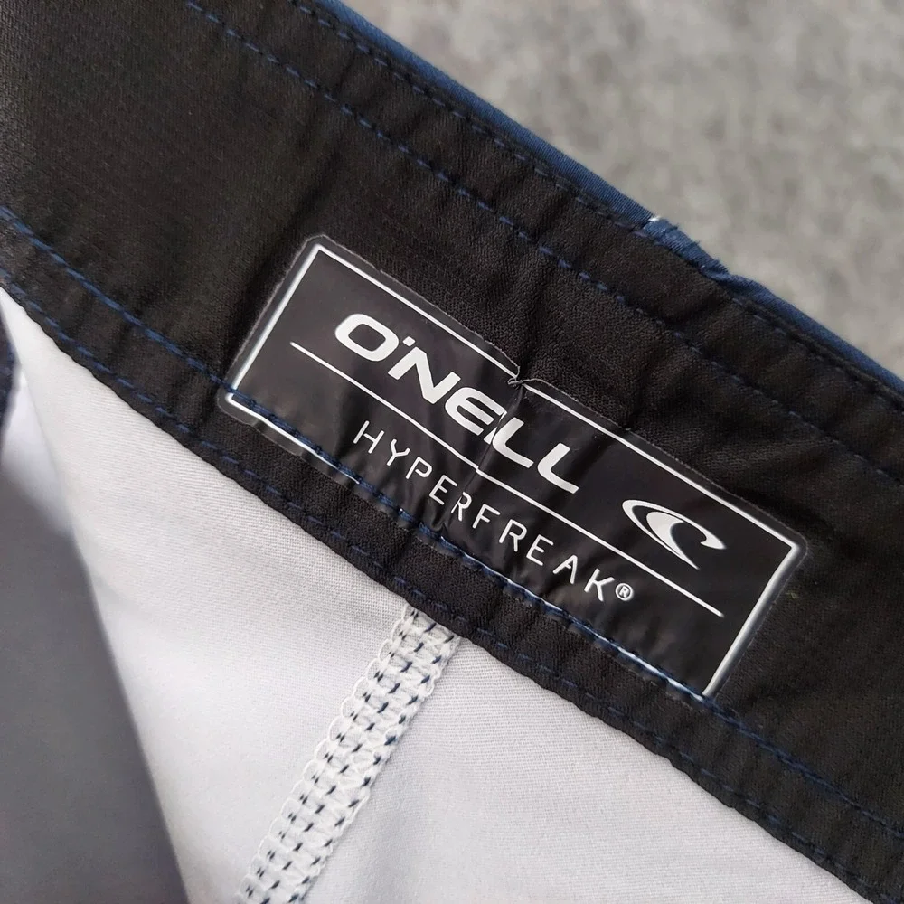 ONeill Mens 30 Board Shorts Ombre Blue‎ Swim Trunks Quick Dry Beach Comfort
